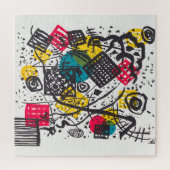 Kleine Welten V (Kleine Wereld V) Wassily Kandinsk Legpuzzel (Verticaal)