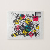 Kleine Welten V (Kleine Wereld V) Wassily Kandinsk Legpuzzel (Horizontaal)