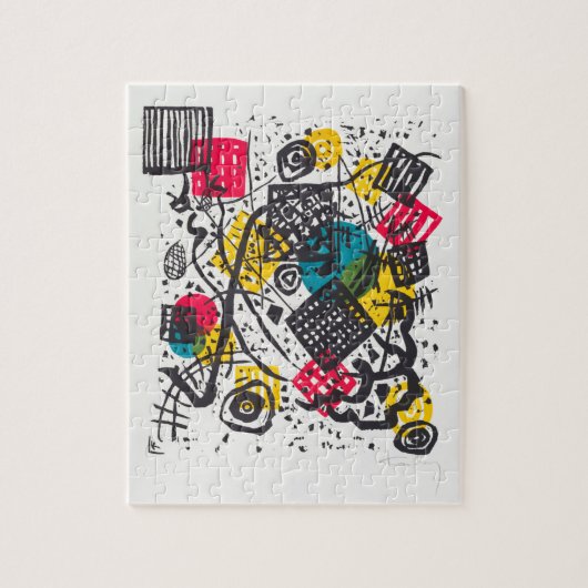 Kleine Welten V (Kleine Wereld V) Wassily Kandinsk Legpuzzel (Verticaal)