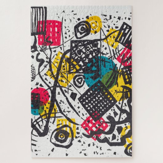 Kleine Welten V (Kleine Wereld V) Wassily Kandinsk Legpuzzel (Verticaal)