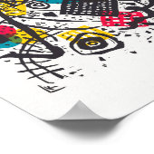 Kleine Welten V (Kleine Wereld V) Wassily Kandinsk Poster (Hoek)