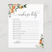 Kleine wensen voor de baby kaart (Voorkant)