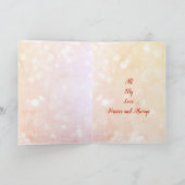 Kleine wenskaart met 6 Jubilea ontwerp Kaart (Binnen)