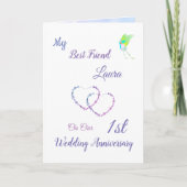 Kleine wenskaart met één Jubileum Kaart (Voorkant)