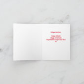 Kleine Wenskaart met frambozenstop Kaart (Binnen)