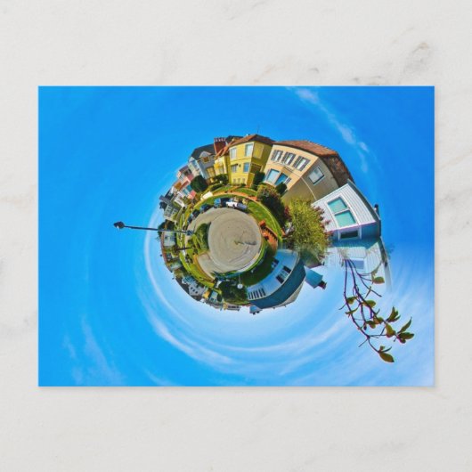 Kleine wereld briefkaart (Voorkant)