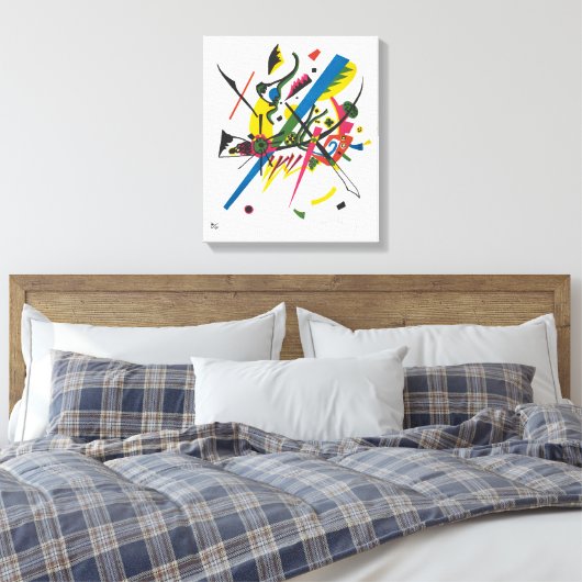 Kleine werelden 1 | Kandinsky | Canvas Afdruk (Insitu (Slaapkamer))