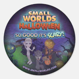 Kleine werelden Halloween Graveyard Stickers