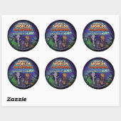 Kleine werelden Halloween Graveyard Stickers (Vel)