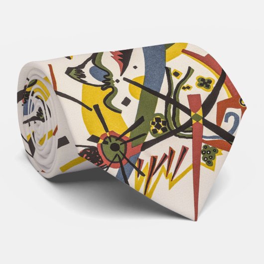 Kleine werelden I - Stropdas Wassily Kandinsky (Opgerold)