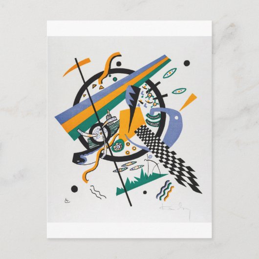 Kleine werelden IV, Abstract, Wassily Kandinsky Briefkaart (Voorkant)