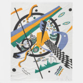 Kleine werelden IV, Abstract, Wassily Kandinsky Fleece Deken (Voorkant)