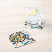 Kleine werelden IV, Abstract, Wassily Kandinsky Kartonnen Onderzetters (Insitu)