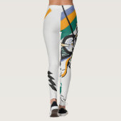 Kleine werelden IV, Abstract, Wassily Kandinsky Leggings (Achterkant)