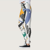 Kleine werelden IV, Abstract, Wassily Kandinsky Leggings (Links)
