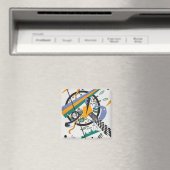 Kleine werelden IV, Abstract, Wassily Kandinsky Magneet (Insitu (Vaatwasser))