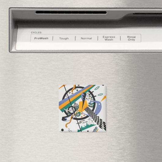 Kleine werelden IV, Abstract, Wassily Kandinsky Magneet (Insitu (Vaatwasser))