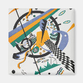 Kleine werelden IV, Abstract, Wassily Kandinsky Magneet (Voorkant)