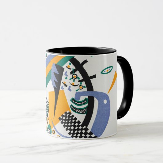 Kleine werelden IV, Abstract, Wassily Kandinsky Mok (Voorkant rechts)