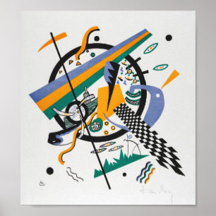 Kleine werelden IV, Abstract, Wassily Kandinsky Poster