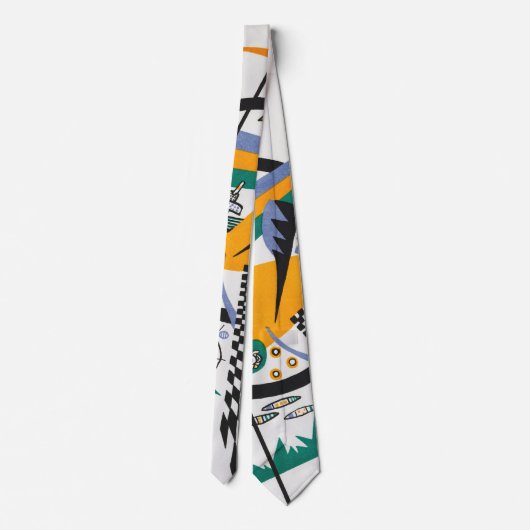 Kleine werelden IV, Abstract, Wassily Kandinsky Stropdas (Achterkant)