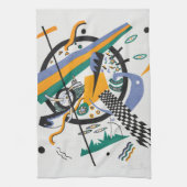 Kleine werelden IV, Abstract, Wassily Kandinsky Theedoek (Verticaal)