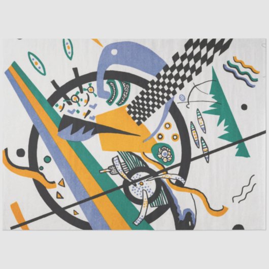 Kleine werelden IV, Abstract, Wassily Kandinsky Tissuepapier (Voorkant)