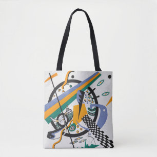 Kleine werelden IV, Abstract, Wassily Kandinsky Tote Bag