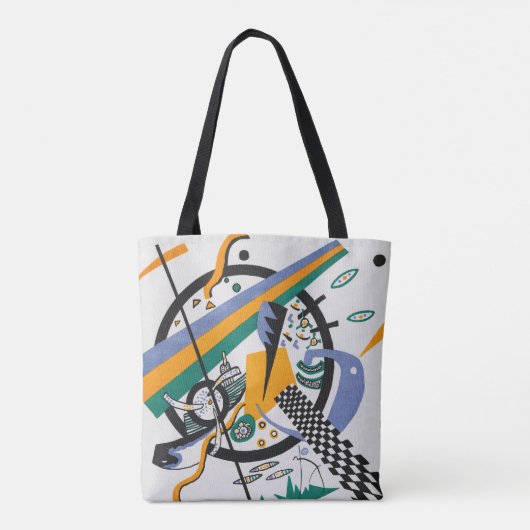 Kleine werelden IV, Abstract, Wassily Kandinsky Tote Bag (Achterkant)