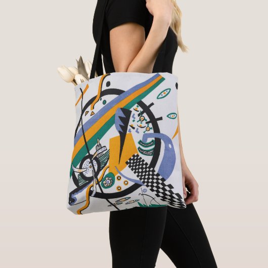 Kleine werelden IV, Abstract, Wassily Kandinsky Tote Bag (Dichtbij)