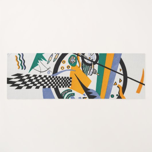 Kleine werelden IV, Abstract, Wassily Kandinsky Yogamat (Voorkant (horizontaal))