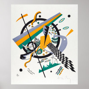 Kleine Werelden IV door W. Kandinsky Poster