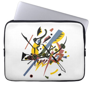 Kleine werelden, Vassily Kandinsky in digitale kle Laptop Sleeve