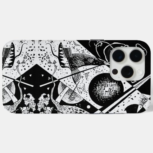 Kleine Werelden VI - Kandinsky Abstracte Kunst Case-Mate iPhone Case (Achterkant (horizontaal))