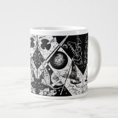  Kleine Werelden VI - Kandinsky Abstracte Kunst Grote Koffiekop (Voorkant rechts)