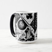  Kleine Werelden VI - Kandinsky Abstracte Kunst Magische Mok (Voorkant links)