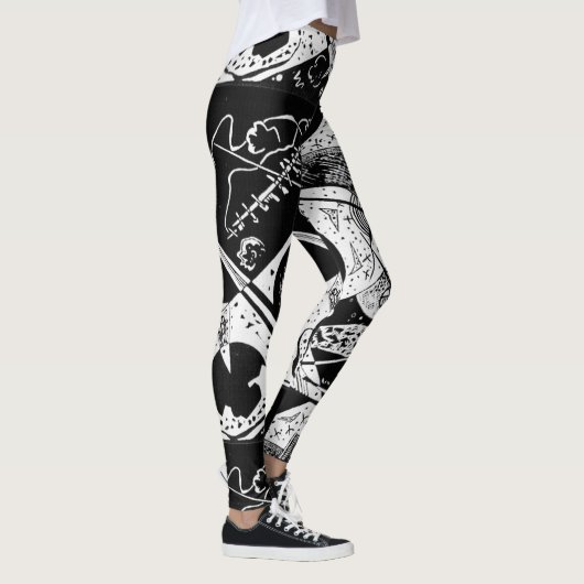 Kleine werelden VI - Kandinsky Leggings (Rechts)