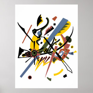 Kleine werelden, Wassily Kandinsky in digitale kle Poster