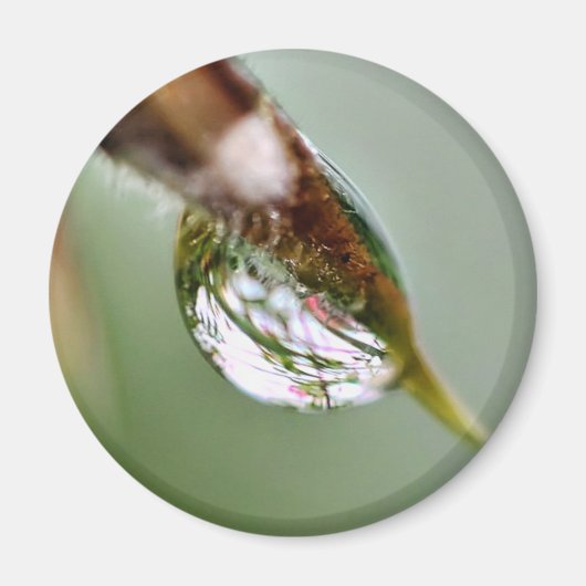 Kleine Wereldwaterdruppel Magneet (Voorkant)