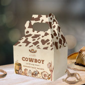 Kleine Westerne Cowboy Baby shower Bedankdoosjes