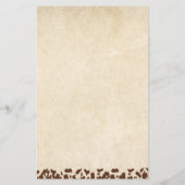 Kleine Westerne Cowboy Baby shower woorden scrambl (Achterkant)