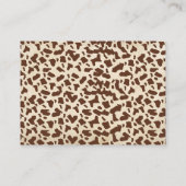 Kleine Westerne Cowboy Boeken voor Baby Informatiekaartje (Achterkant)