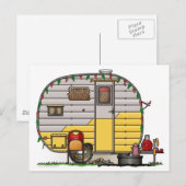 Kleine Westerne kampeerwagen Briefkaart (Voorkant / Achterkant)