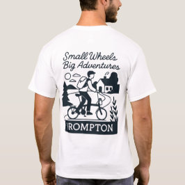Kleine Wielen Grote Avonturen - I Love My Brompton T-shirt