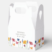 Kleine Wildbloem  Baby Meisje Baby shower Bedankdoosjes (Geopend)