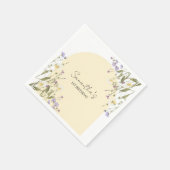 Kleine Wildbloem Bloemen Esthetische Tuin Verjaard Servet (Hoek)