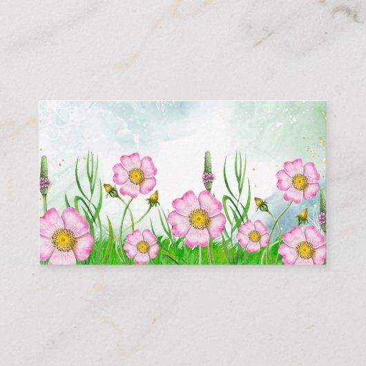 Kleine Wildbloem is onderweg boeken voor de baby Informatiekaartje (Achterkant)