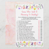 Kleine Wildbloem Raad die het schokdemper zei (Voorkant / Achterkant)