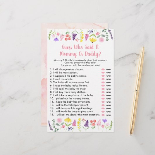 Kleine Wildbloem Raad die het schokdemper zei (Voorkant / Achterkant in situ)