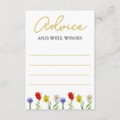 Kleine wilde Baby shower Advieskaart (Voorkant)